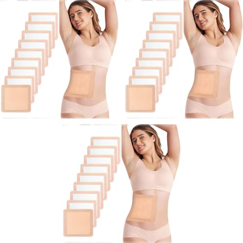 HANNEA® 30PCS Castor Oil Patches Self Adhesive Pack Wrap Organic Cotton Pads for Liver Anti Leakage No Wash Oil Not Included HANNEA® 30PCS Castor Oil Patches Self Adhesive Pack Wrap Organic Cotton Pads for Liver Anti Leakage No Wash Oil Not Included